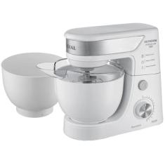 Batedeira Planetária Mondial Branco e Inox 700W - Premium 12 Velocidad