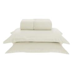 Kit Jogo Lençol Elastico 300 fios Varios Tamanhos Fronha Aba Colorido 