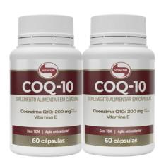 Kit 2 Coenzima Coq-10 Vitafor 60 cápsulas