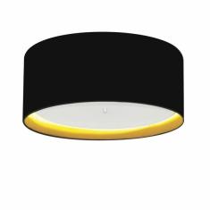 Plafon Cilíndrico Md-3161 Cúpula Em Duplo Tecido 50x25cm Pret