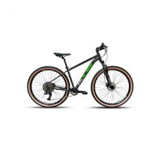 Bicicleta 29 Pulse Cambio Absolute 1x12 Freio Disco Hidraulico Cubo K7 Grafite/ades Verde Branco