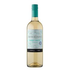 Vinho Chileno Reservado Suave Branco com 750Ml - Concha y Toro
