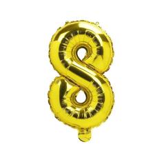 Balão Metalizado 40cm N8 Ouro - Mundo Bizarro