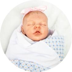 Bebe Reborn Menina Recem Nascida Realista