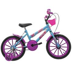 Bicicleta Infantil Criança Aro 16 Feminina Ultra Kids Com Rodinhas Men