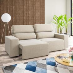 Sofá Retrátil e Reclinável 3 Lugares 2m Veludo Lion - Viero