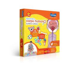 Quebra Cabeça Explorando O Corpo Humano 120 Pc Toyster 2490
