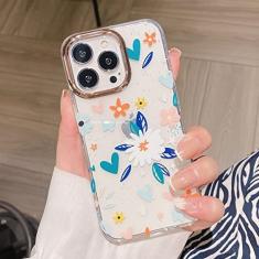 Capa de telefone transparente de flores da moda para iphone 11 12 13 pro max xs x xr 7 8 plus se 2020 max capa traseira à prova de choque, 04, para iphone 13pro max