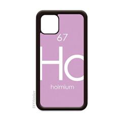 Elementos Químicos Tabela Periódica Lanthanide Holmium Ho para iPhone 12 Pro Max Capa para Apple Mini Mobile Case Shell