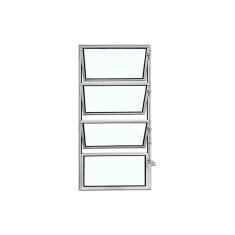 Vitro Basculante Branco 80 X 40 Vidro Liso