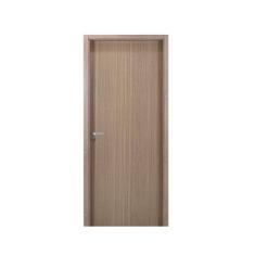 Kit Porta de Madeira Lisa 215x84cm com Batente de MDF Ultra 10cm Melamínico MGM Carvalho Alpha