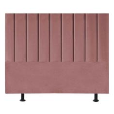 Cabeceira Cama Box King Size Estofada 195 cm Carla Suede