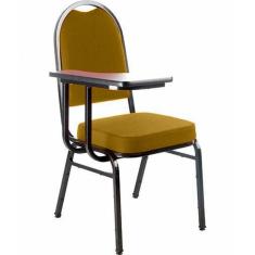 Cadeira Universitária Para Auditório Linha Hotel Amarelo