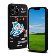 CHBSHENG Capa de telefone legal para iPhone 16 Pro Max para meninos homens design de rua estética à prova de choque basquete tênis esportes designer capas compatíveis com iPhone 16 Promax preto