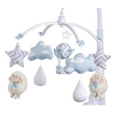 Móbile para berço musical e giratório Ovelhinha Azul - Sleepbaby Móbil
