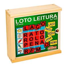 Brinquedo Alfabetização E Letramento Loto Leitura Carimbras