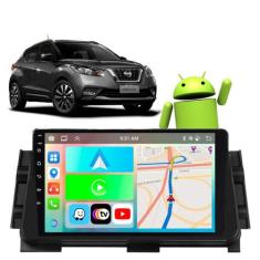 Kit Multimídia Android 9 Polegadas Kicks 2016-2023 CarPlay - E-Carplay