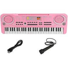 Brinquedo Infantil Teclado Eletrônico Musical De 61 Teclas - Waver, Ro