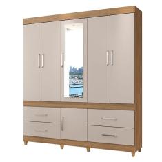 Guarda Roupa Casal Guarujá Amêndola Off White – Demóbile