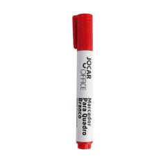 MARCADOR PARA QUADRO BRANCO RECARREG.TINTA VERMELHO CX/12 UND JOCAR OFFICE