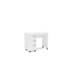 Escrivaninha Osaka 3 Gavetas Branco Politorno