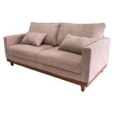 Sofá Chesterfield London 1,80 - Veludo Bege /  Decoracao , Sala estar,