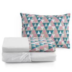 Jogo De Lençol 3 Pçs Para Cama de Solteiro Em Oferta Moderno - EMPÓRIO