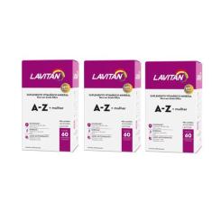 Kit 3 Lavitan A-Z Mulher 60Cps Revestidos - Cimed