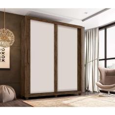 Guarda Roupa Flex 2 Portas de correr 4 Gavetas Zurique - Lanza