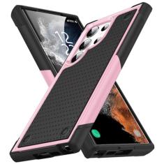 Capa armadura para Samsung Galaxy S22 Ultra S23 S22 Plus S21 FE S20 A53 A73 A33 A54 Híbrido Robusto PC Capa de telefone de silicone, T4, para Samsung S23