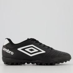 Chuteira Umbro Class Society Preta e Branca, 43