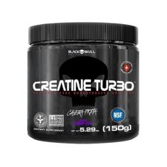 Creatina Mono-hidratada Black Skull Creatine Turbo - em Pó 150g Uva, U