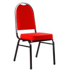 Cadeira para Hotel e Auditório Linha Hotel Vermelho