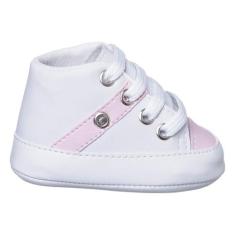 Tenis Sapatinho Bebe com Cadarço Meninos e Meninas - Baby Soffete, Bra