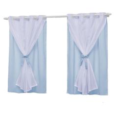 Cortina com Voal Quarto Infantil 2,20x1,30m em Oferta Teen - EMPÓRIO D