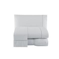 Lençol Queen Percal 400 Fios Pádua Algodão - 04 Peças - Bazar Enxoval,