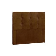Cabeceira de Cama Box Solteiro Simbal Clean Solt Marrom