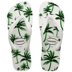 Chinelo Havaianas Aloha Branco E Verde