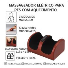 Massageador De Pés Shiatsu Shia Foot Aquecedor Elétrico - FAZA