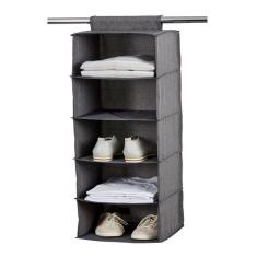 Sapateira Guarda Roupa Armário Cabide Organizador 5 Prateleiras Multiuso Closet