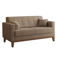 sofá 2 lugares narvik linho bege