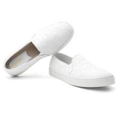 Tênis Feminino Slip On Casual Moderno Estilo Confortável