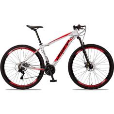 Bicicleta Aro 29 Dropp Aluminum 24 Vel Câmbio Traseiro Shimano Freio a Disco Bike MTB Alumínio