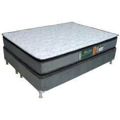 Conjunto Cama Box E Colchão Casal Bec Pillow - BECFLEX