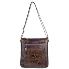 Bolsa transversal de couro Chloe-Feminino