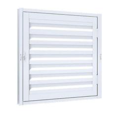 Portinhola 1 Folha Esquadrias Brasil 70x70 Branco Esquerdo