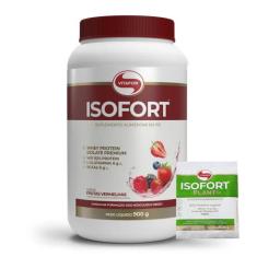 Whey Protein Isofort (900G) - Vitafor + Sachê Whey Variado
