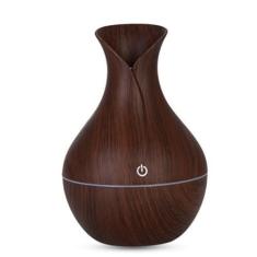 Umidificador Ultrassônico Usb Tipo Madeira Difusor De Aroma - Arco, Ma