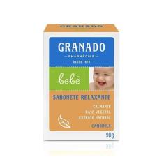 2 Sabonete Relaxante Camomila + Esponja Sortida para bebê - Granado