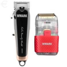 Barbeador Elétrico Shaver Wmark E Máquina Corte Wmark